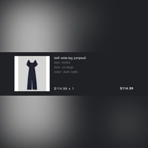 Twill Wide-Legged Jumpsuit